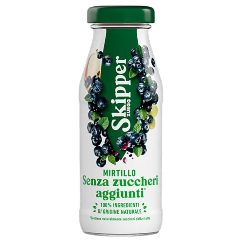 SUCCO SKIPPER MIRTILLO 200 ML VETRO